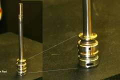 Piston - Actuator manufactured from stainless steel, chrome plated and ground to close tolerances